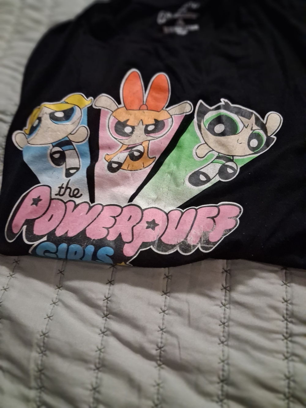 The Powerpuff Girls Graphic Tee - Black